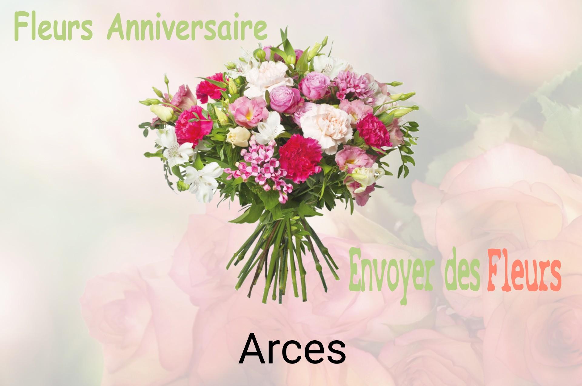 Bouquet de fleurs d’anniversaire livré à Arces
