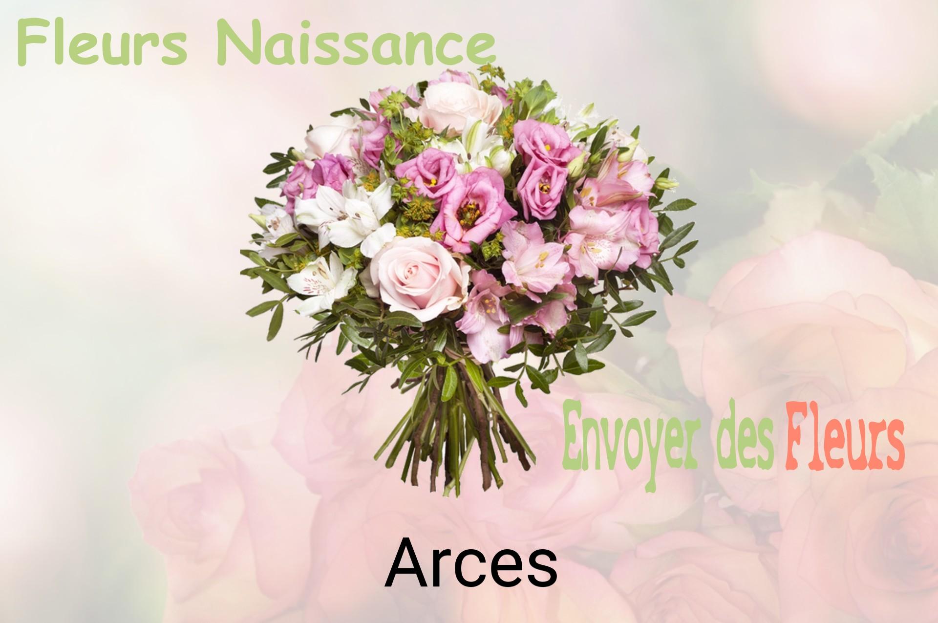 Bouquet de fleurs de naissance livré à Arces